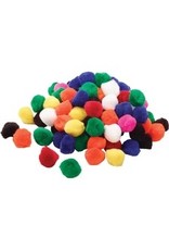 RAINBOW POM-POMS, 100/PK
