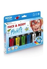 BODY PAINT TUBES, 6 PRIM.COL.