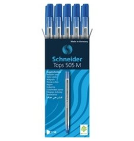 BALLPOINT PEN TOPS 505*MED BLU