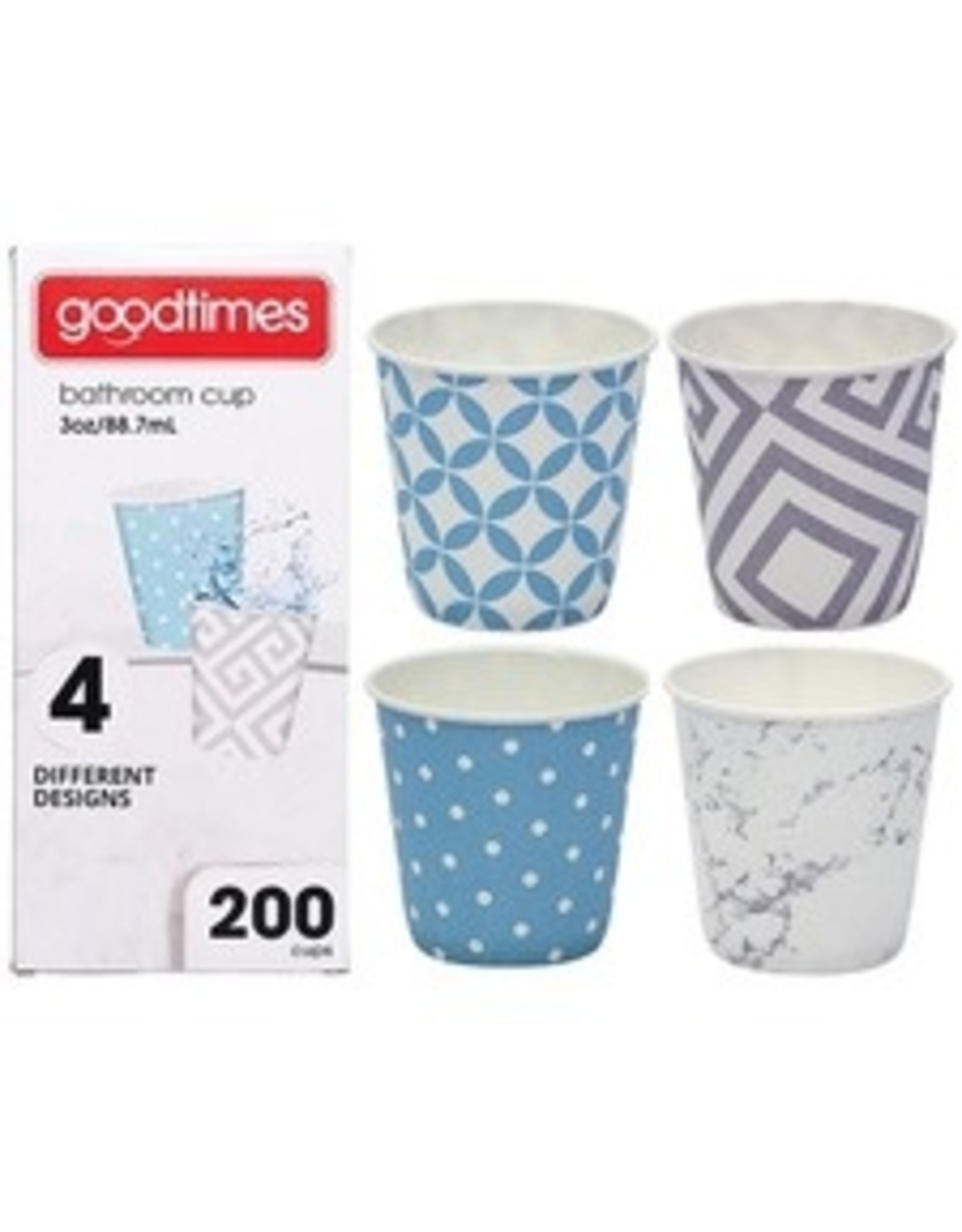 PAPER CUP 3OZ, ASST DESIGN