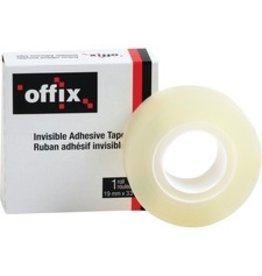 TAPE INVIS ROLL 19X33,OFFIX