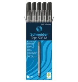 BALLPOINT PEN TOPS 505*MED BLK