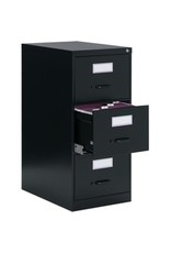 3 DRAWER VERTICAL FILE/BLACK