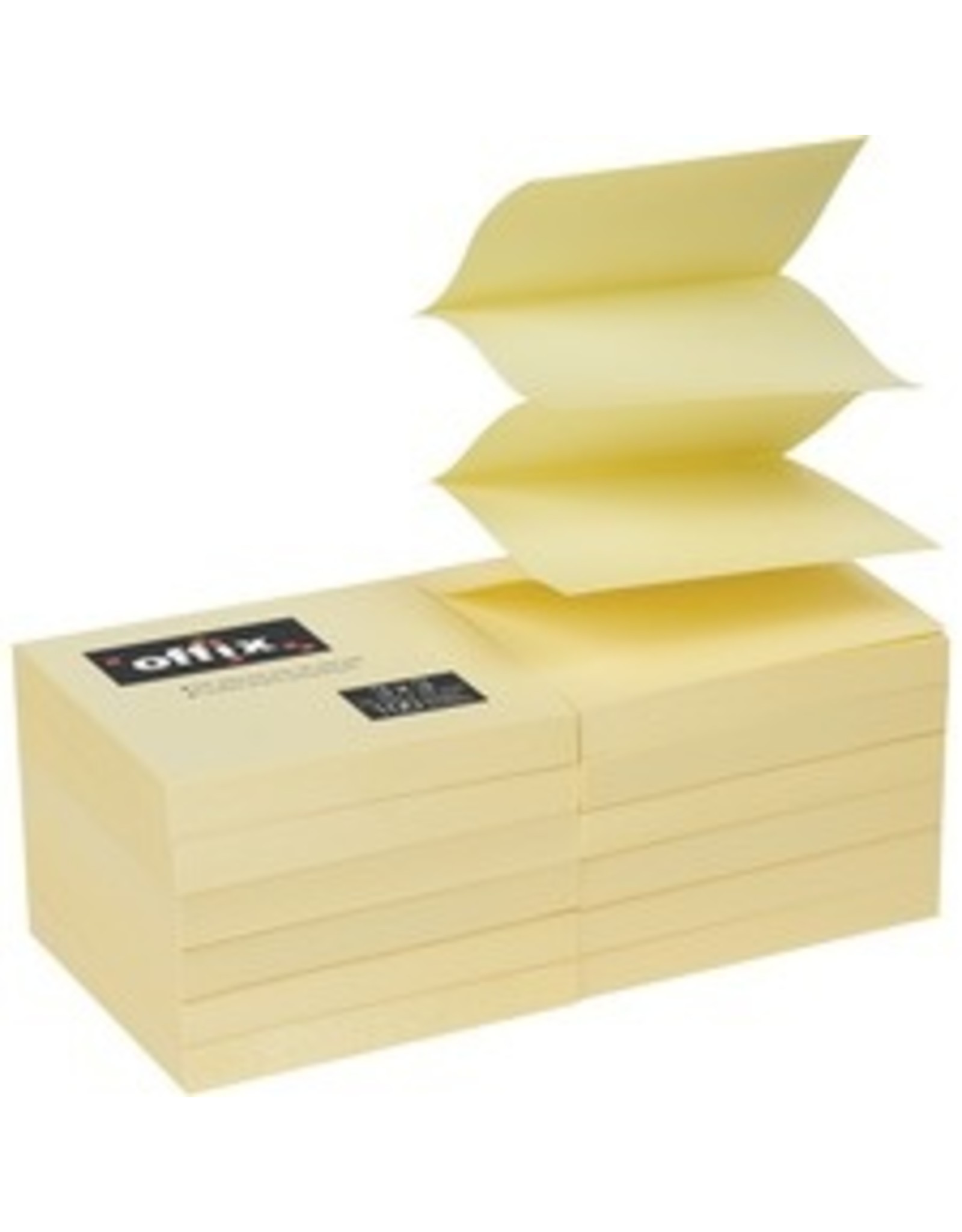 POP UP NOTE 3X3 YLW,100sh,12PK