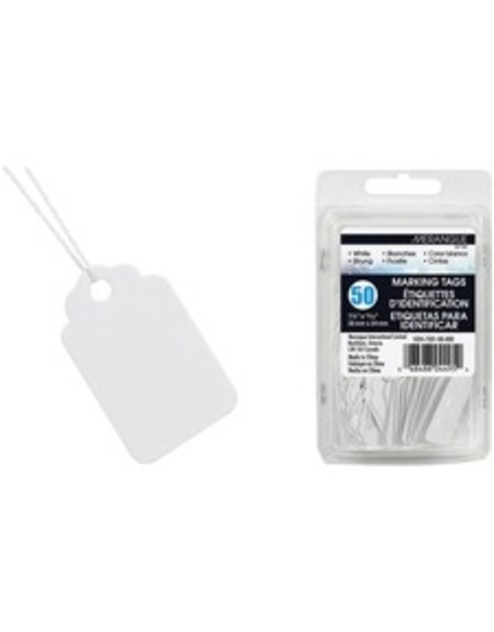 MERCH STRING TAG 1-1/2X15/16''