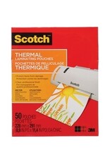 LAM POUCH THERM LTR 3MIL,50/PK