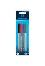 BALL PEN TOPS 505 MED ASST 4pk