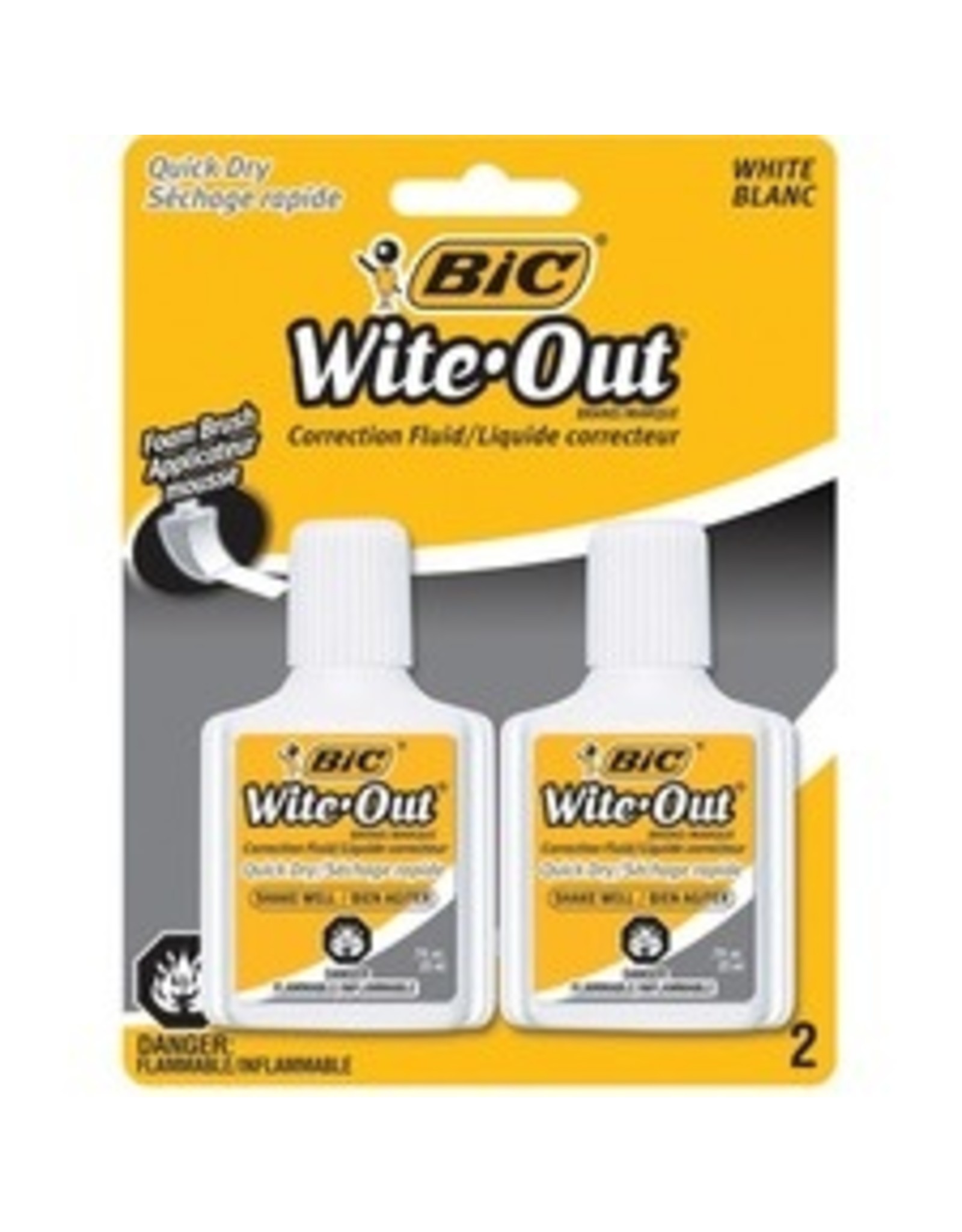 WITE-OUT QUICK DRY WHITE*2/PK