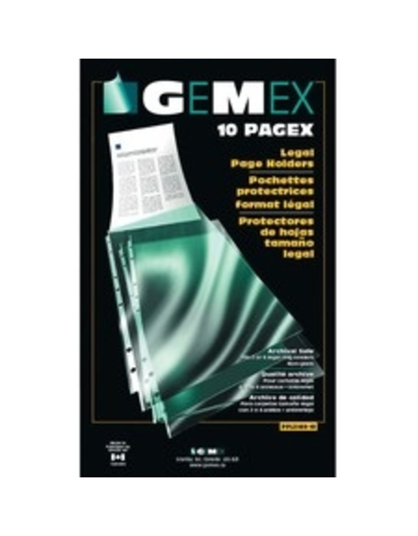PAGE PROT HVY N-GLR LGL *100BX