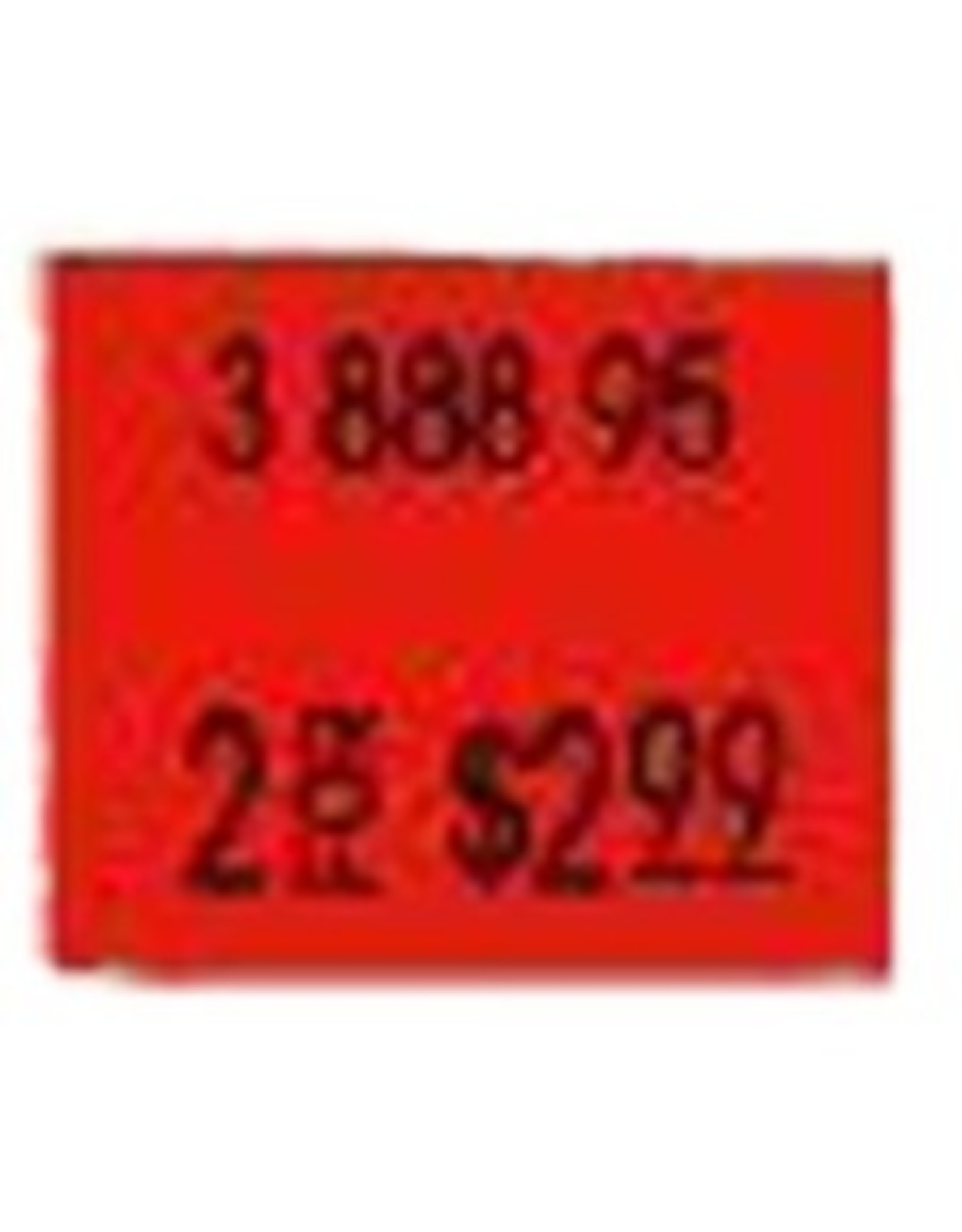 LABEL PERM.#216 FL.RED*50M/BX
