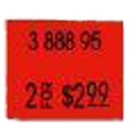 LABEL PERM.#216 FL.RED*50M/BX