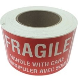 LABEL FRAG HNDL W/CARE 5''Wx3''H