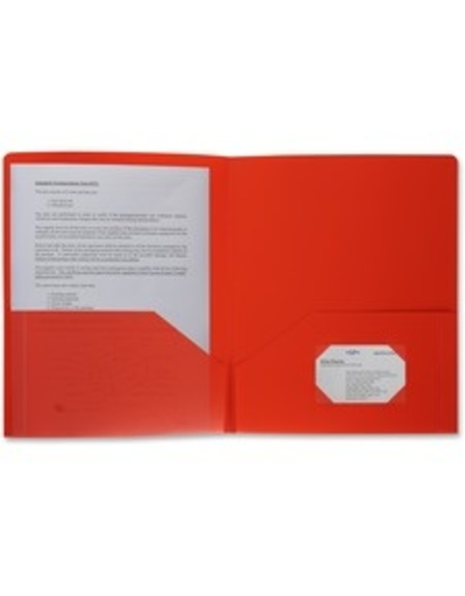 PORTFOLIO,POLY,2 PKT,RED