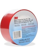 VINYL TAPE,764 RED,2''X36YD