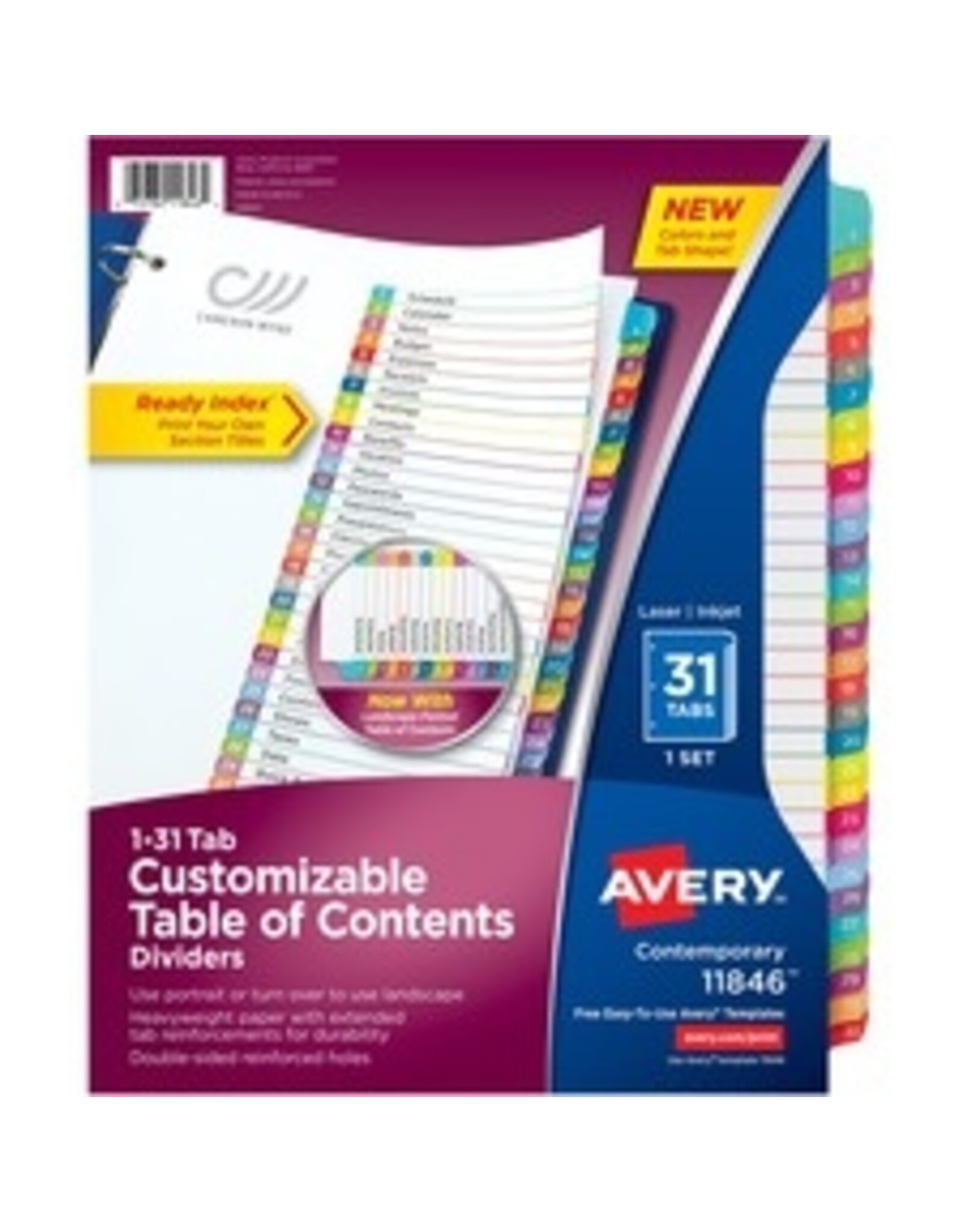 DIVIDERS,INDEX,READY,1-31