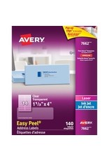 CLEAR ADDRESS LABEL 1-1/3X4