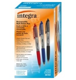 PEN,BALL,RETRACT,ASST,50PK