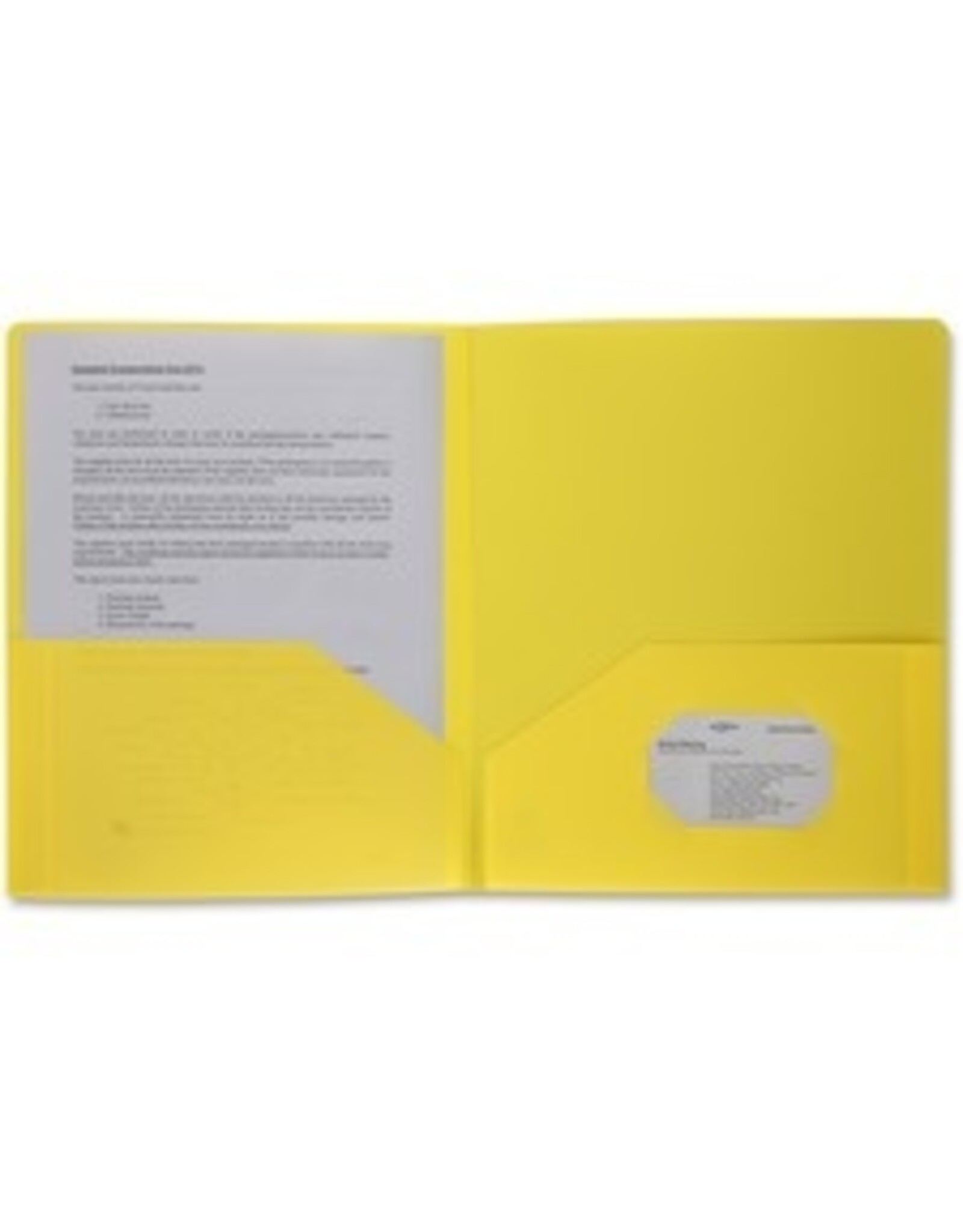PORTFOLIO,POLY,2 PKT, YELL