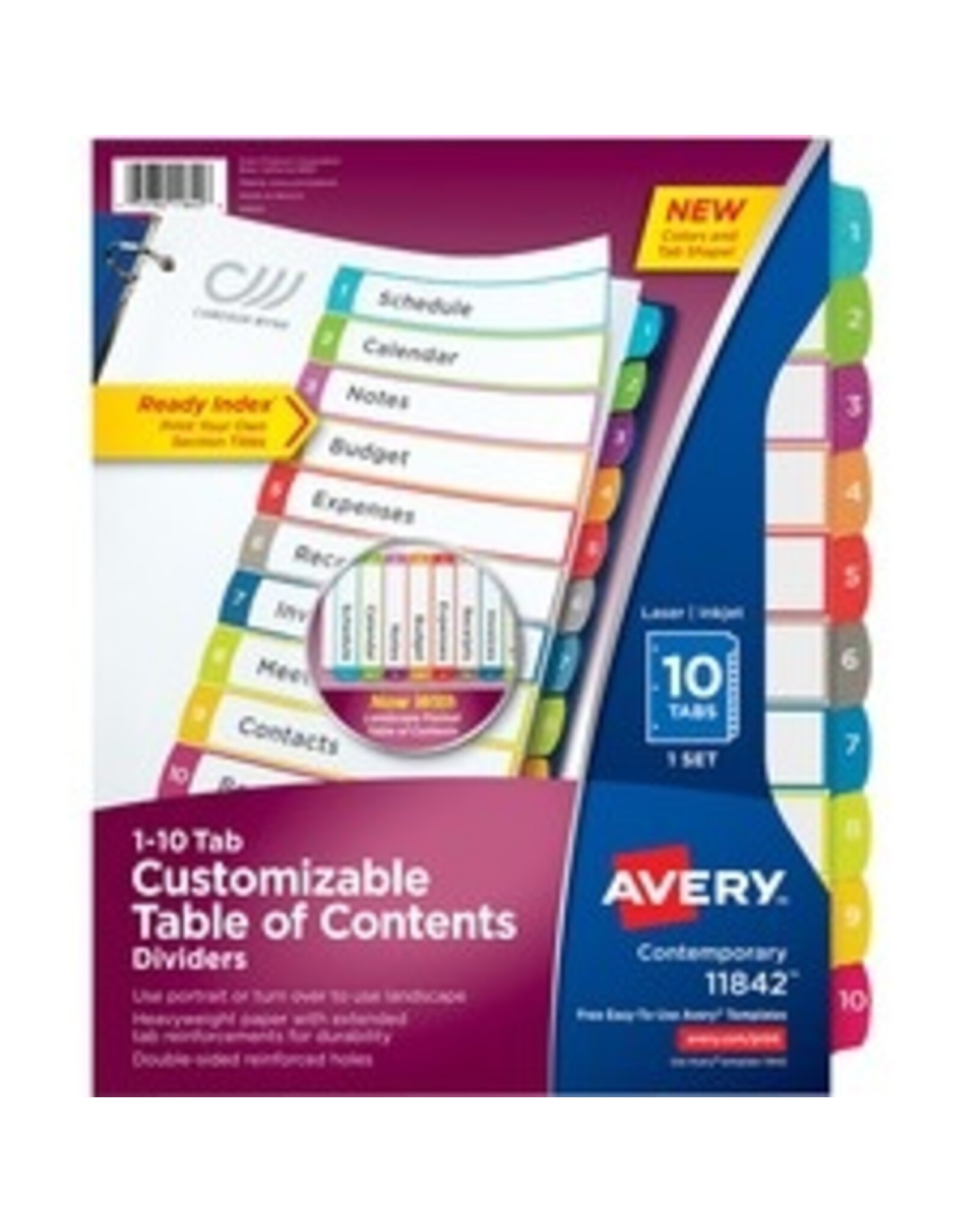 DIVIDERS,INDEX,READY,1-10