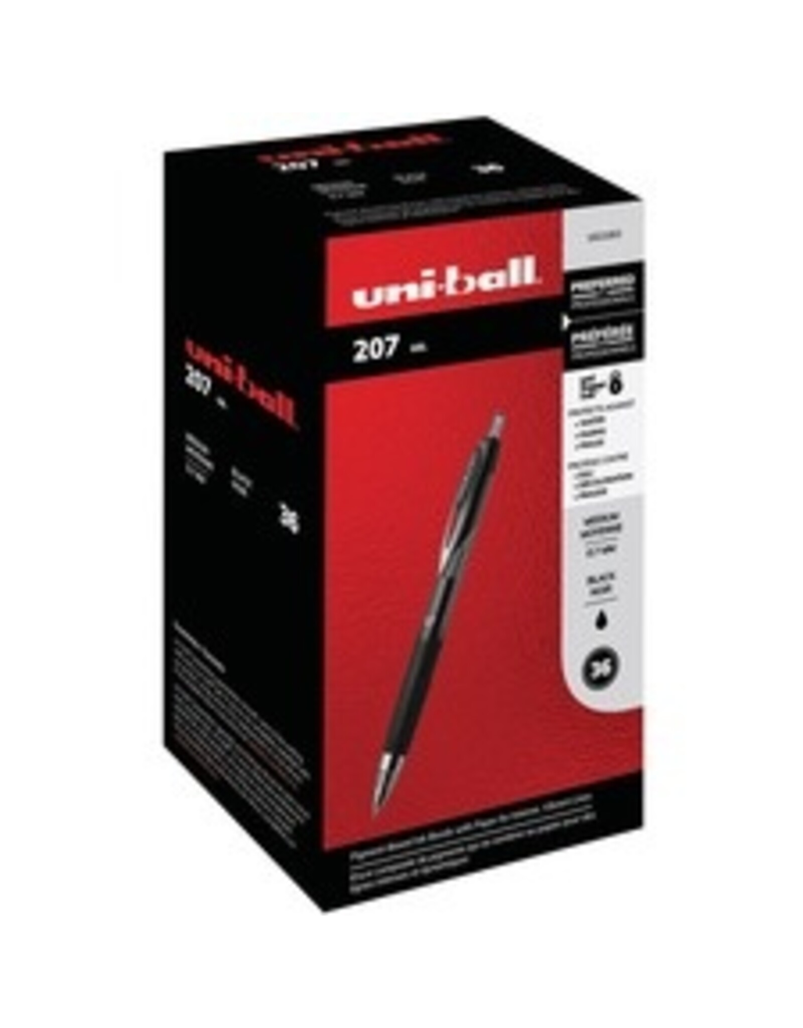 UNIBALL 207 .7MM BLK 36BX