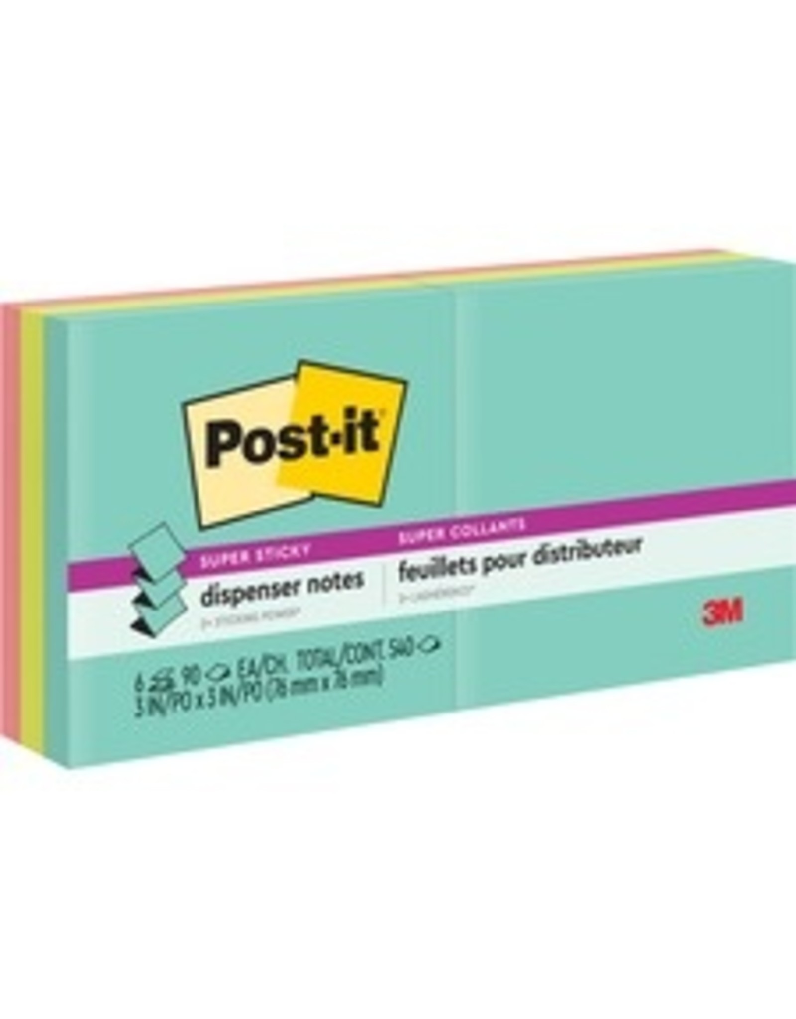 POPUP S-STICKY 3x3 MIAMI 6/PK