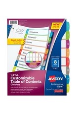 DIVIDERS,INDEX,READY,1-8