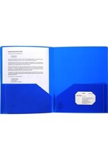 PORTFOLIO,POLY,2 PKT,BLUE