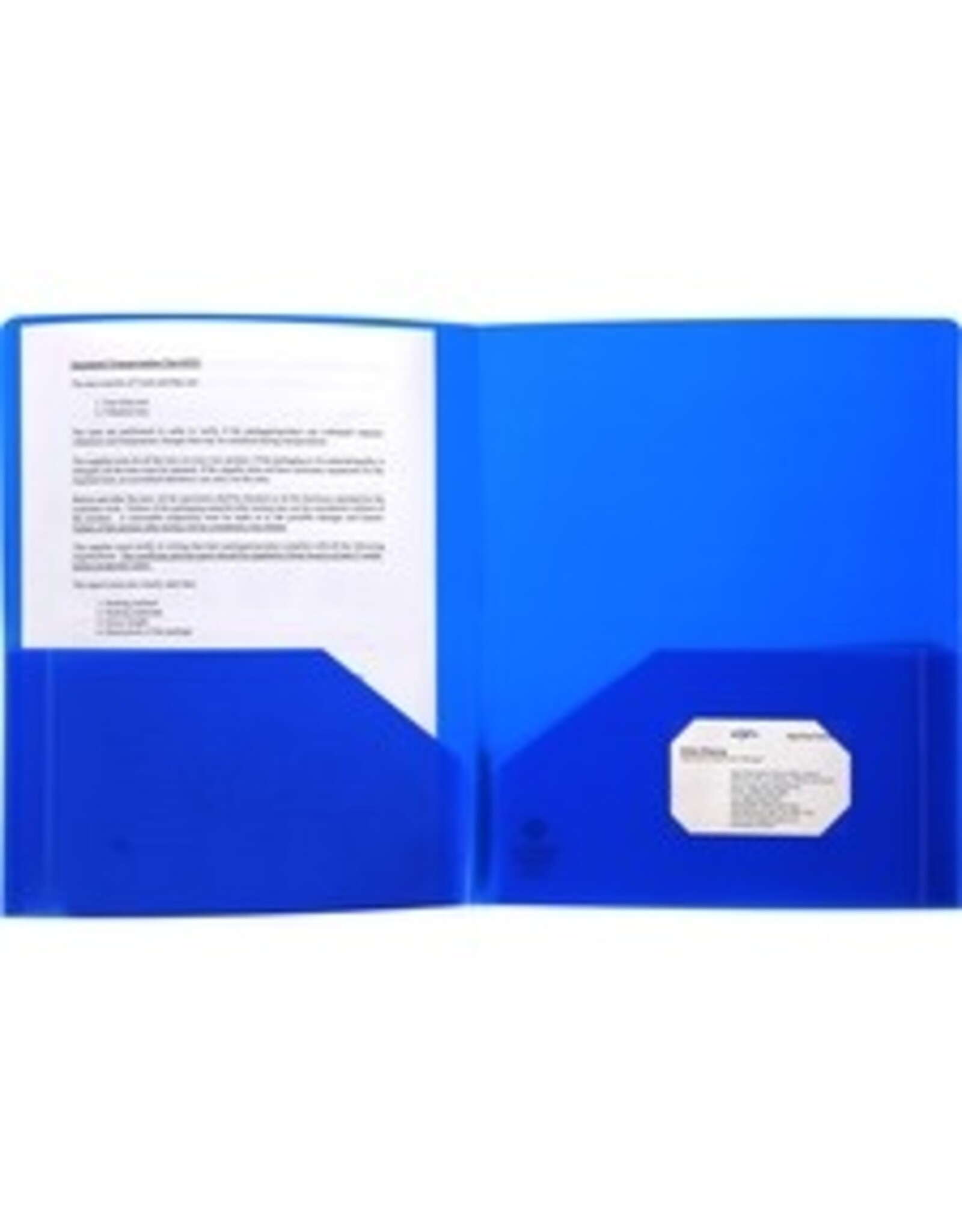 PORTFOLIO,POLY,2 PKT,BLUE