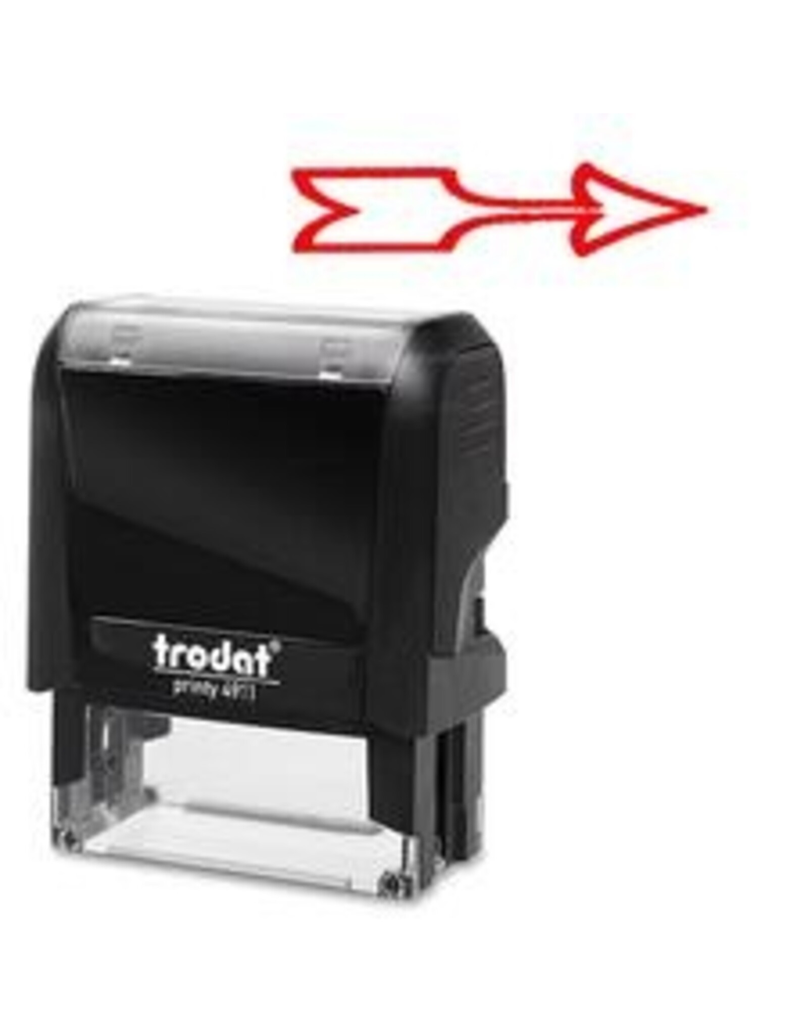 S-PRINTY STAMP LRG*RED ARROW