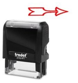 S-PRINTY STAMP LRG*RED ARROW