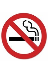SIGN INTL SYMBOL 6x6*NO SMOK'G