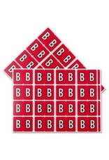 FILE LABEL* B - RED    *240/PK