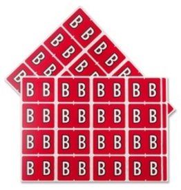 FILE LABEL* B - RED    *240/PK