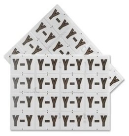 FILE LABEL* Y - WHT/GRY*240/PK