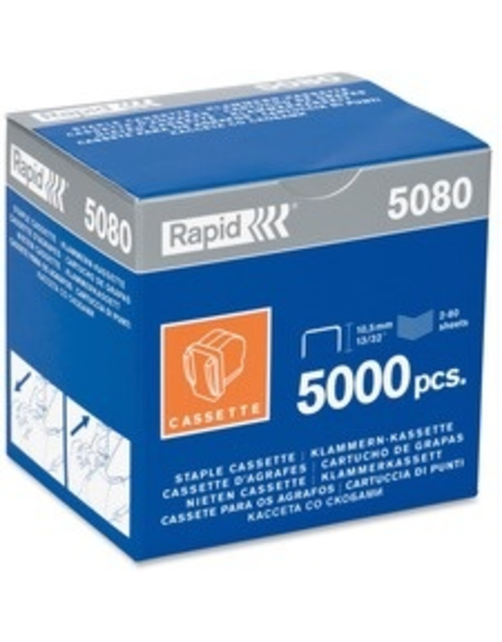 STAPLES, CASSETTE RAPID 5080