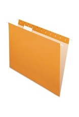 HANG FILE-PRO LTR*ORANGE*25/BX