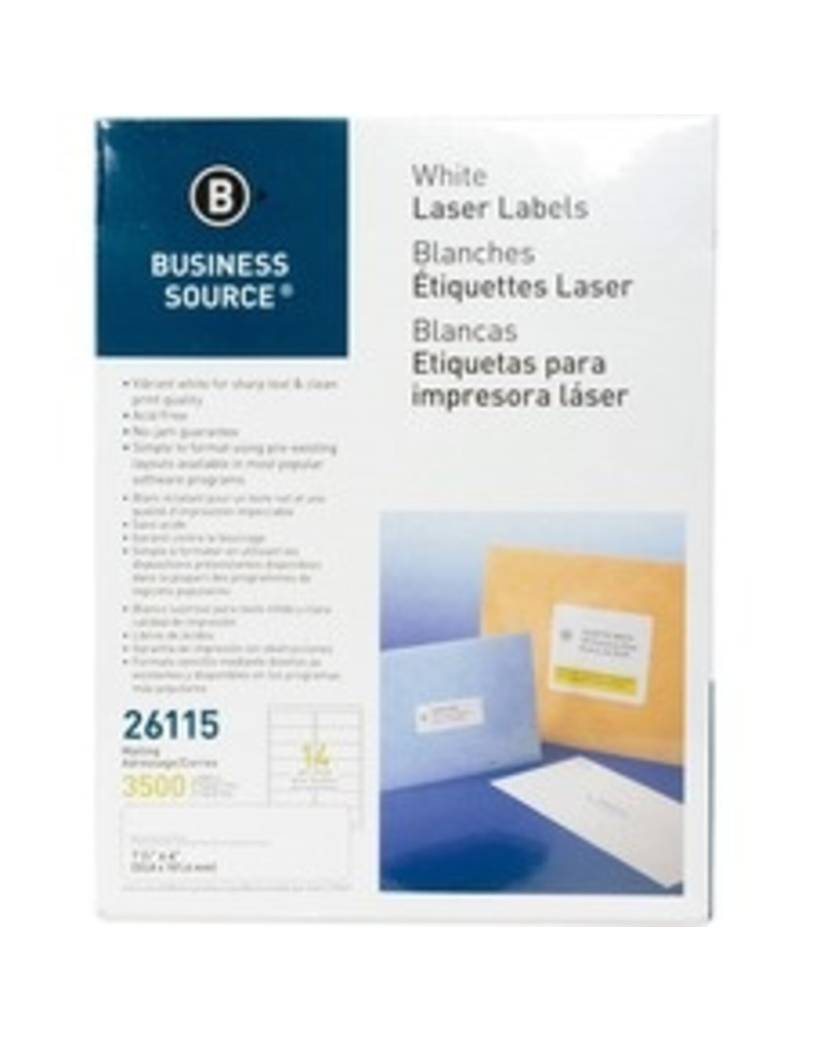 LABEL LASER 1-1/3x4   *3500/PK