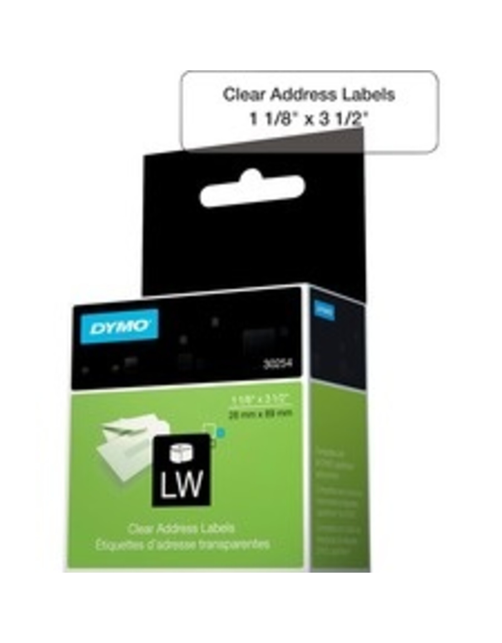 LABEL L/W ADD 1.12x3.5 CLR*130