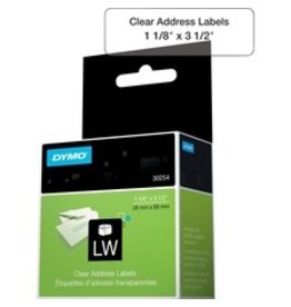 LABEL L/W ADD 1.12x3.5 CLR*130