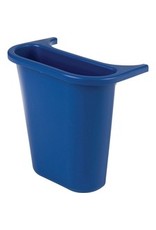 SADDLE BASKET, RECYC BIN*BLUE