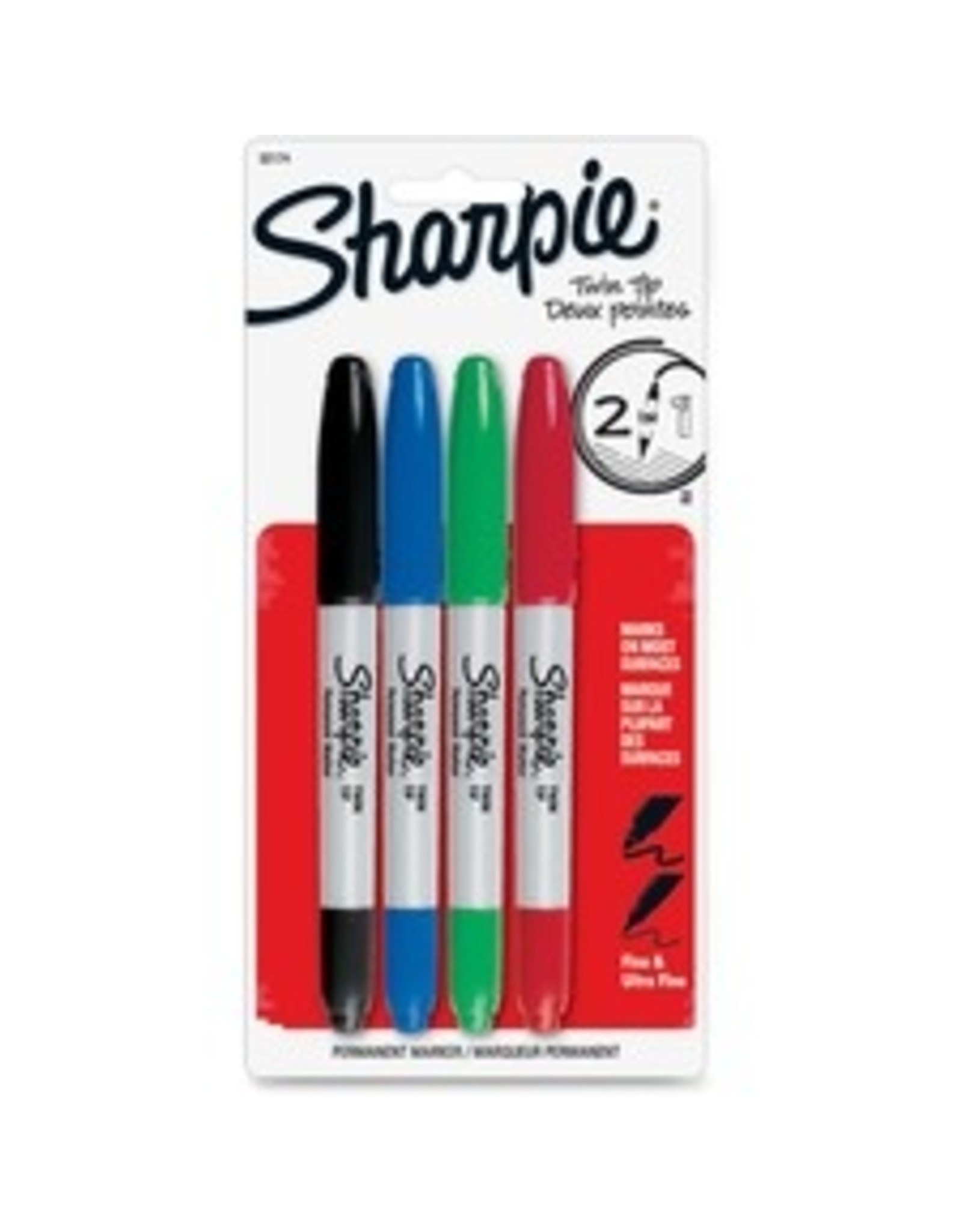 MARKR SHARPIE TWIN TIP  *4/ST