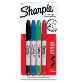 MARKR SHARPIE TWIN TIP  *4/ST