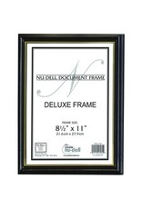 FRAME DELUX GLASS 8.5x11*BLACK