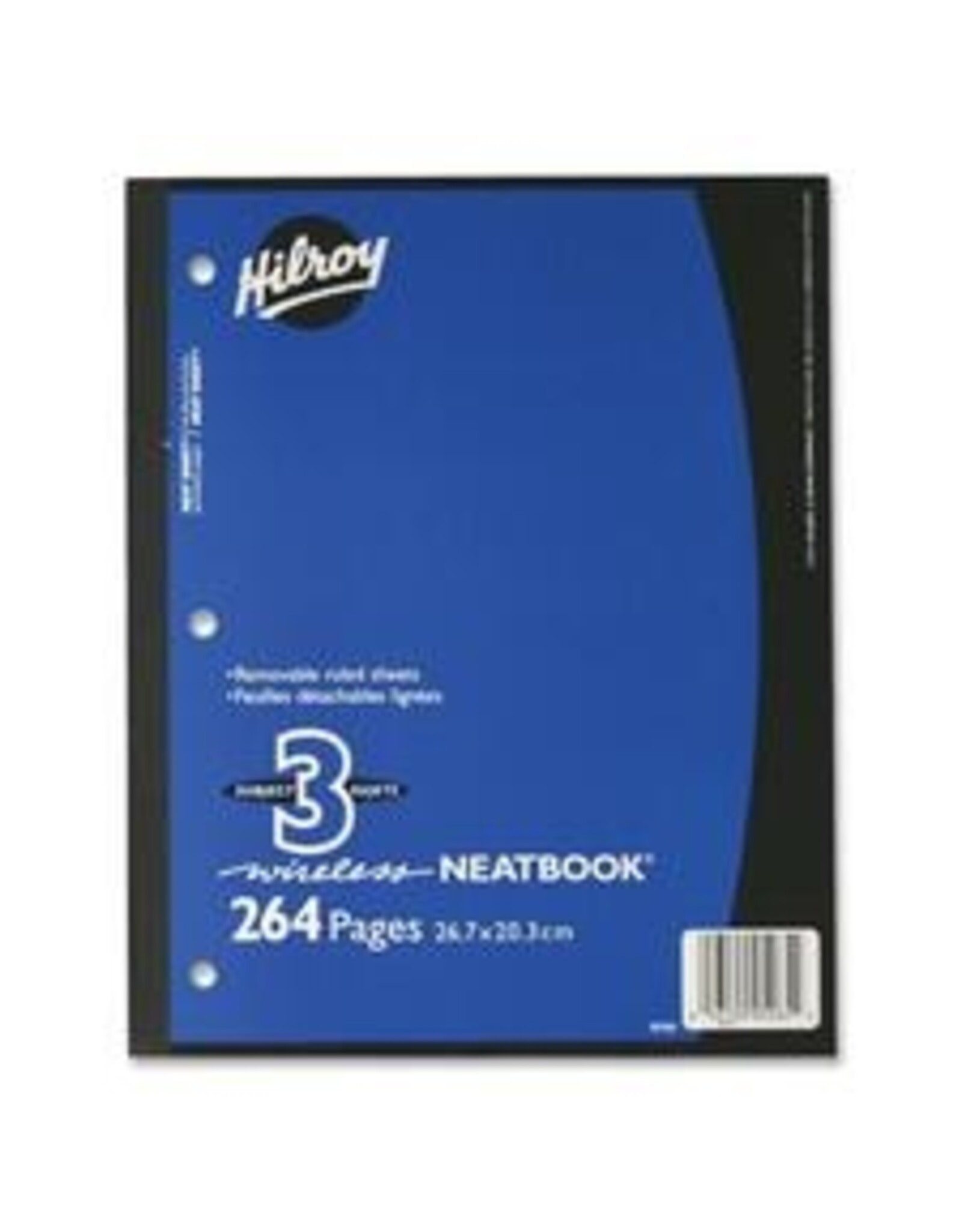 NEATBK 3 SUB 10.5x8 PERF*264pg