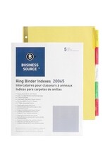 INDEX, INSRT TB LTR*ASST*5 TAB
