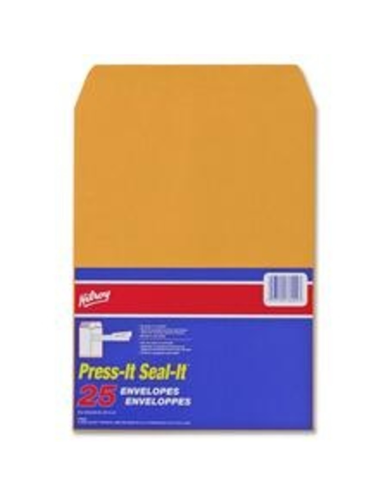 ENV, KRAFT S/ADHSV  9x12*25/PK