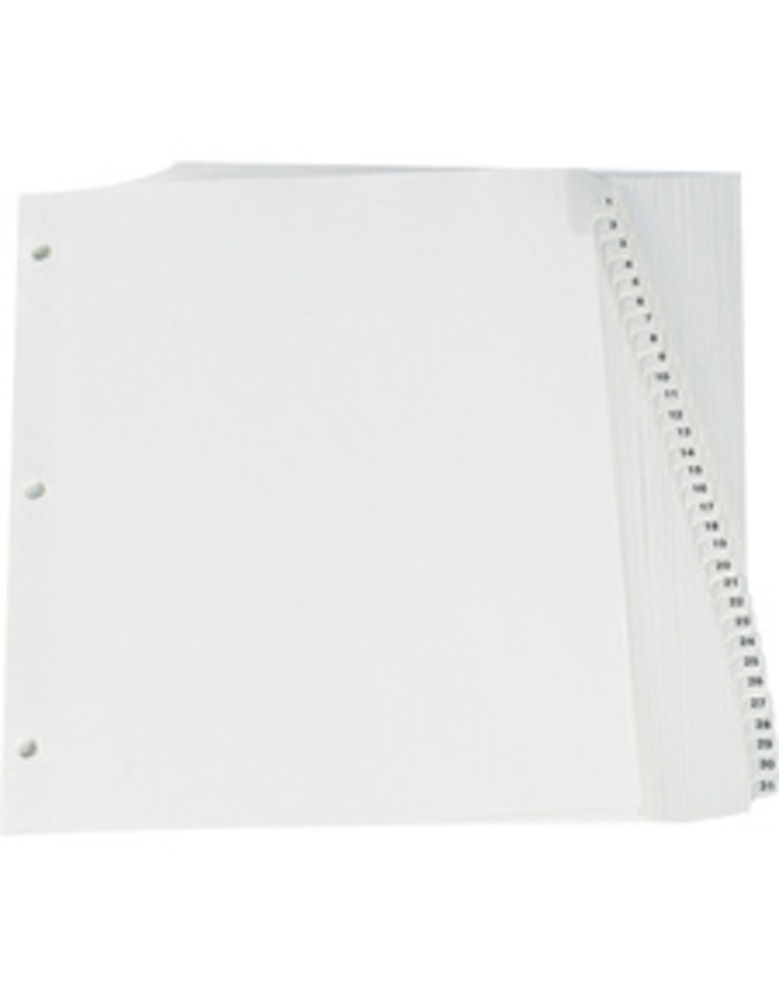 INDEX RECYCLED LTR-SZ 1-31
