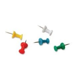 PUSH PINS ASSORTED      *1C/BX