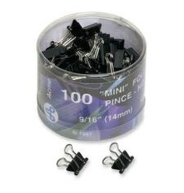 FOLDBACK CLIP*BK 9/16''  *1C/PK