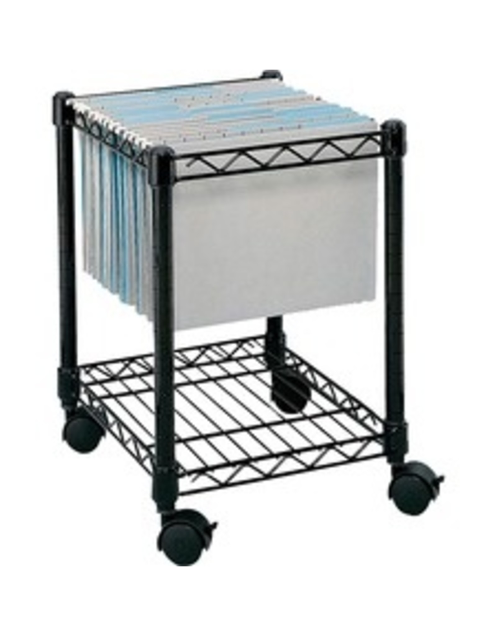 MOBILE FILE CART, COMPACT *BLK